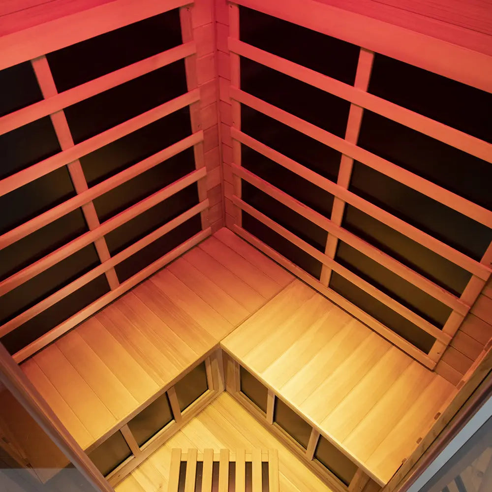 Wizzisaunas SR07 2–3 Person Red Cedar Full Spectrum Infrared Sauna