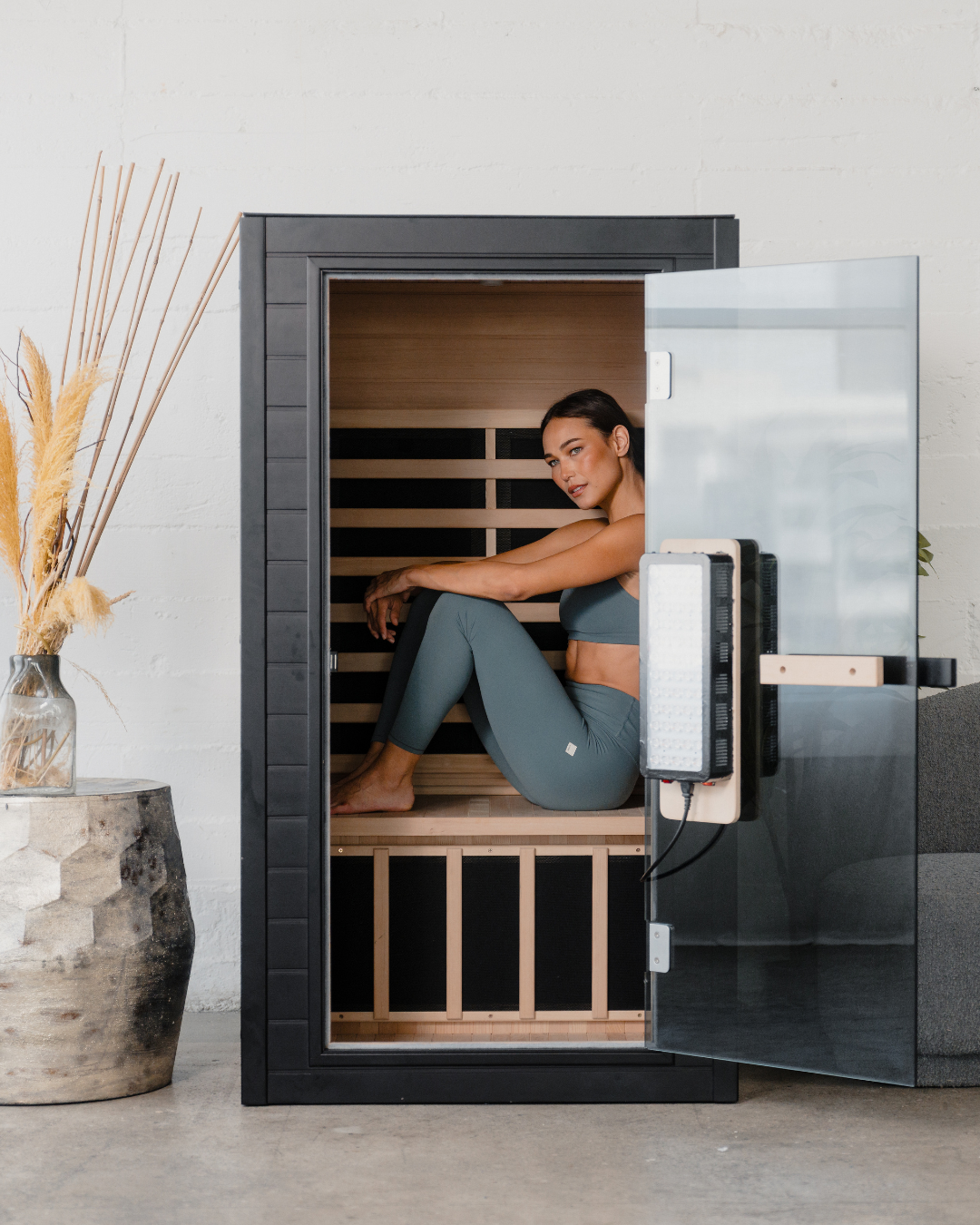 SaunaBox® Solara 1-Person Full Spectrum Infrared Sauna