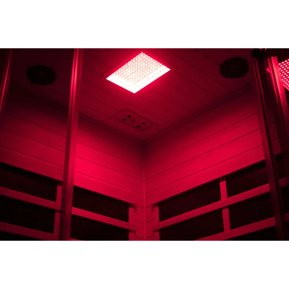 Wizzisaunas SR07 2–3 Person Red Cedar Full Spectrum Infrared Sauna