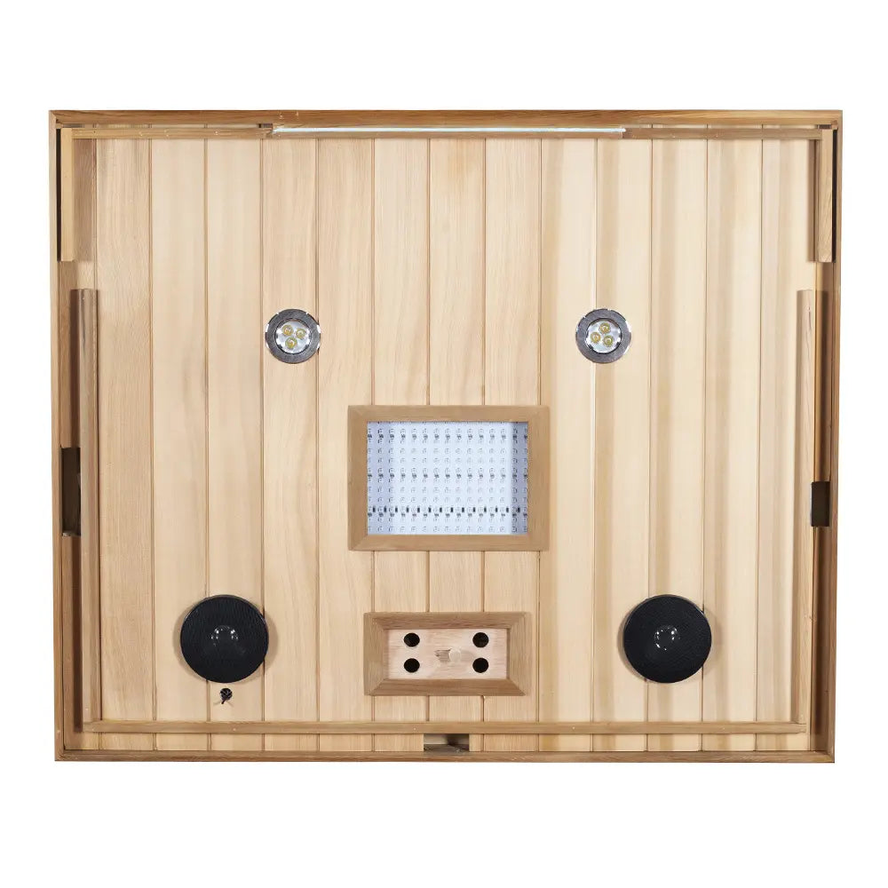Wizzisaunas SR02 2-Person Red Cedar Full Spectrum Infrared Sauna