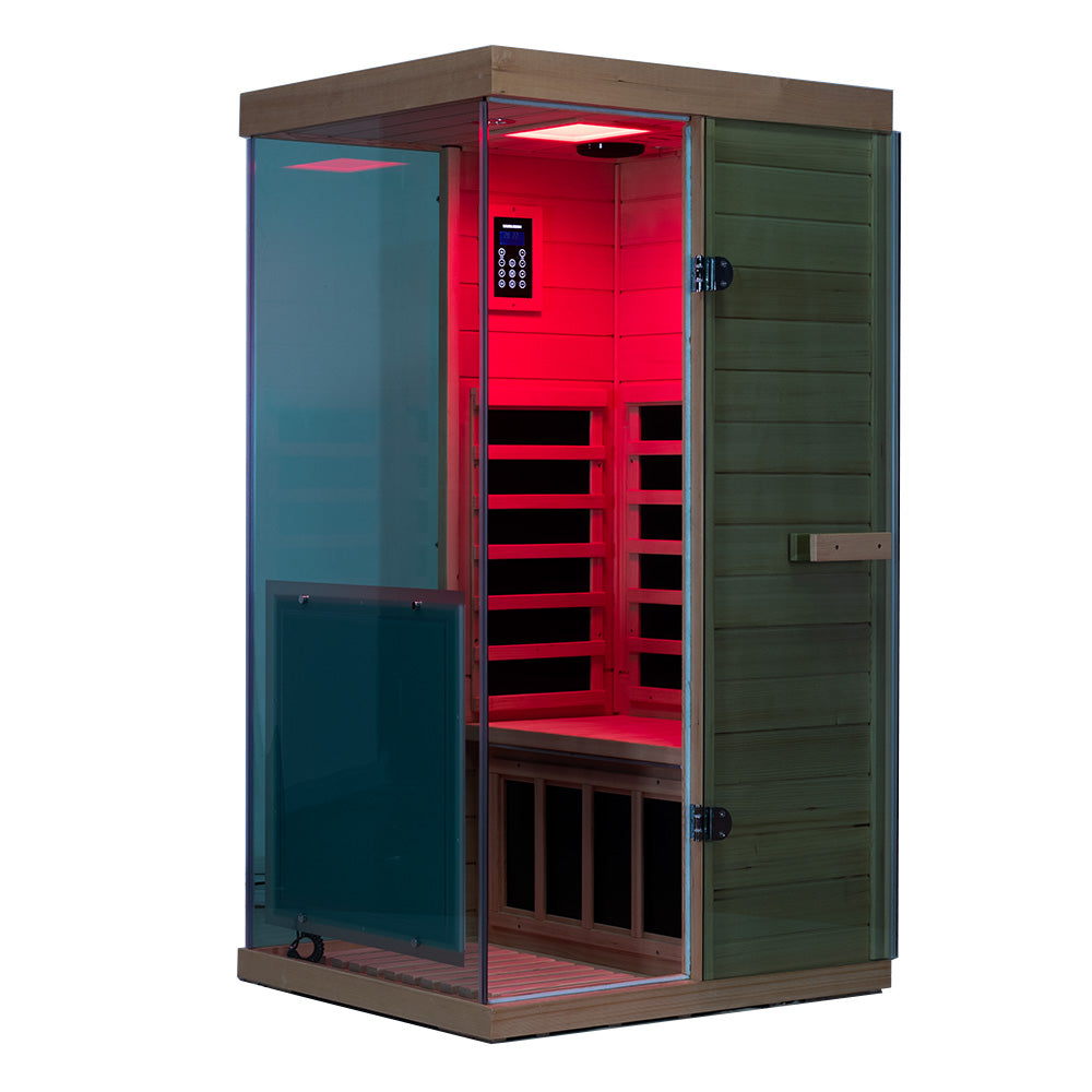 Wizzisaunas 909MX 1-Person Full Spectrum Infrared Sauna