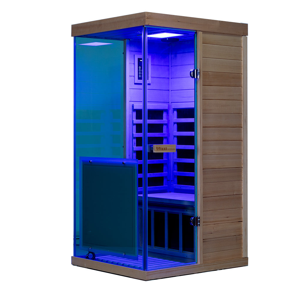 Wizzisaunas 909MX 1-Person Full Spectrum Infrared Sauna