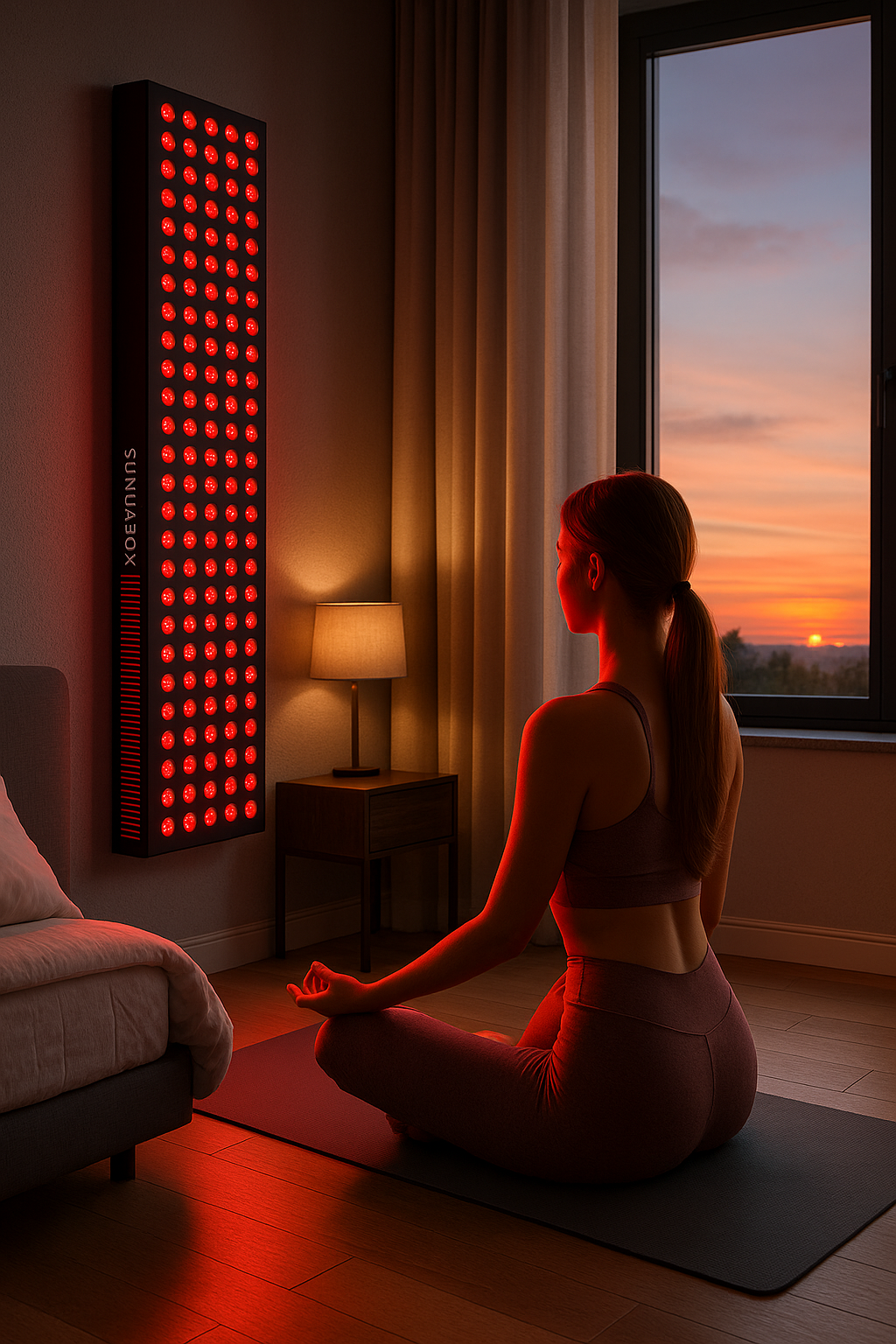 SaunaBox Nova XL Full-Body Red & Near-Infrared Light Therapy Panel