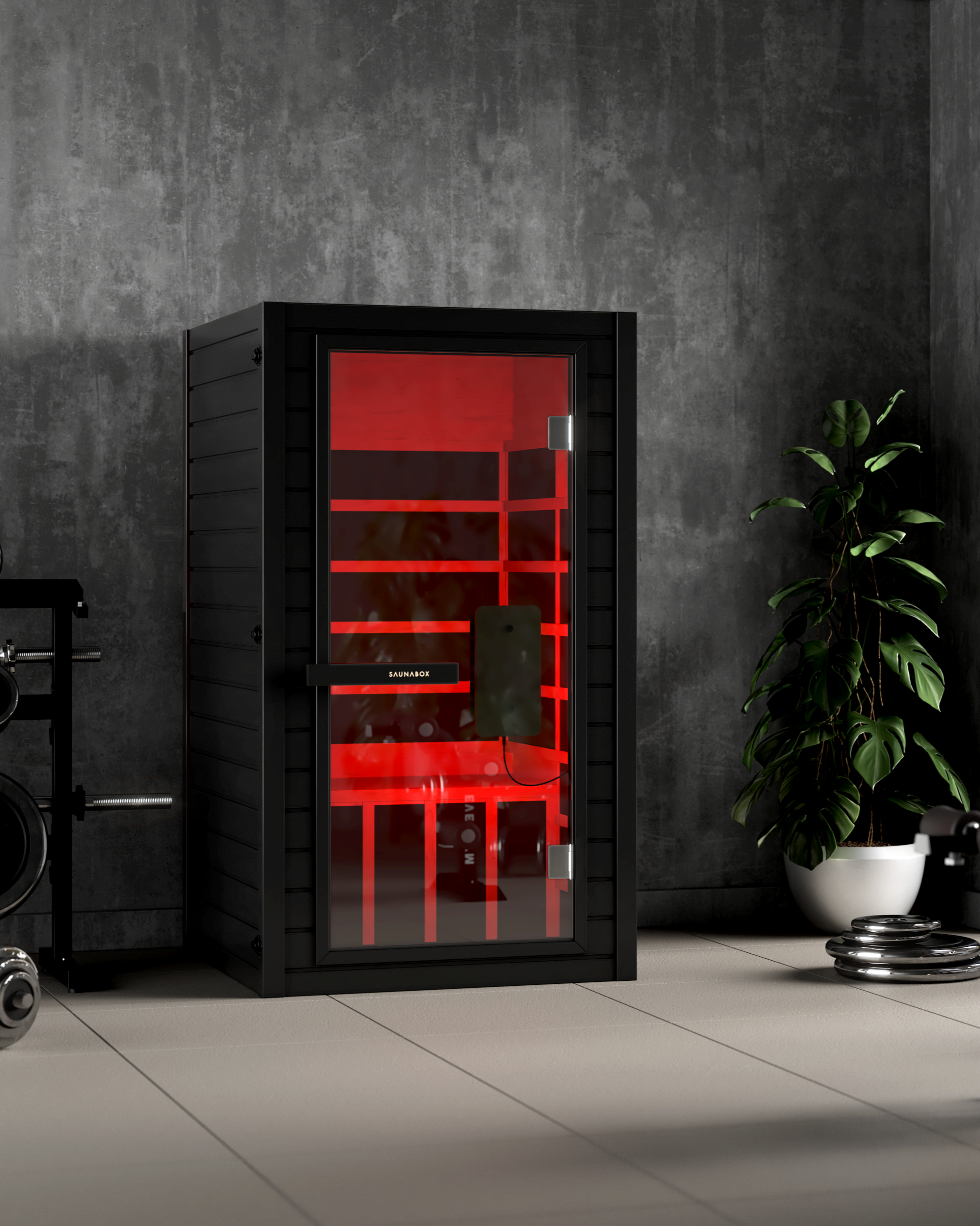 SaunaBox® Solara 1-Person Full Spectrum Infrared Sauna