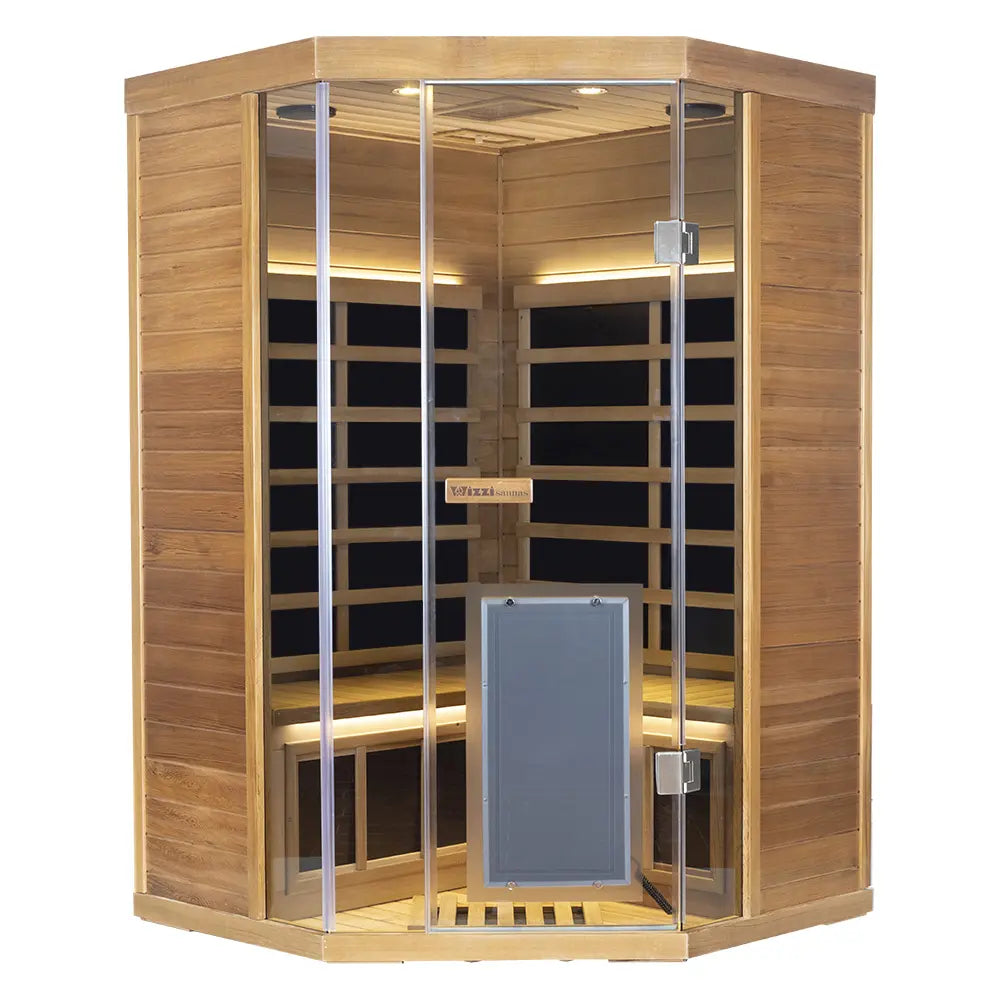Wizzisaunas SR07 2–3 Person Red Cedar Full Spectrum Infrared Sauna
