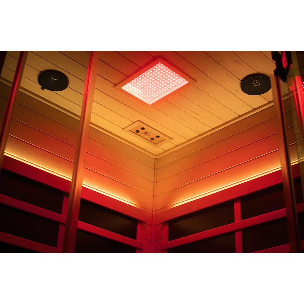 Wizzisaunas SR07 2–3 Person Red Cedar Full Spectrum Infrared Sauna