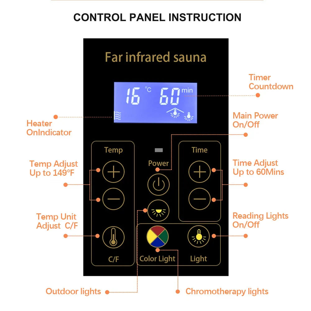 SH02 2 Person Far Infrared Sauna