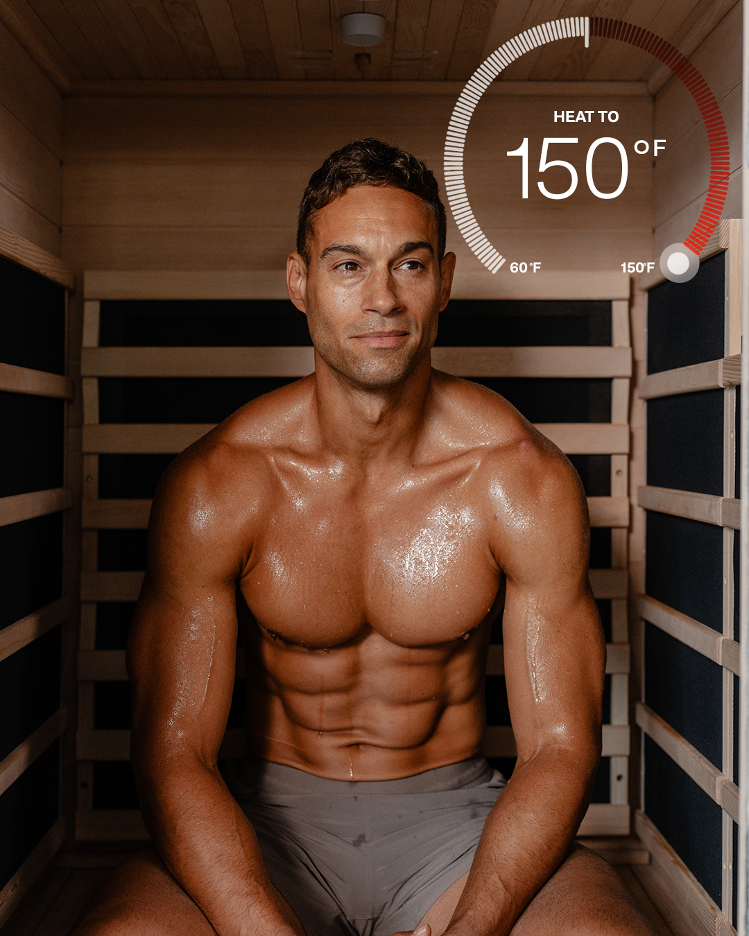 SaunaBox® Solara 1-Person Full Spectrum Infrared Sauna