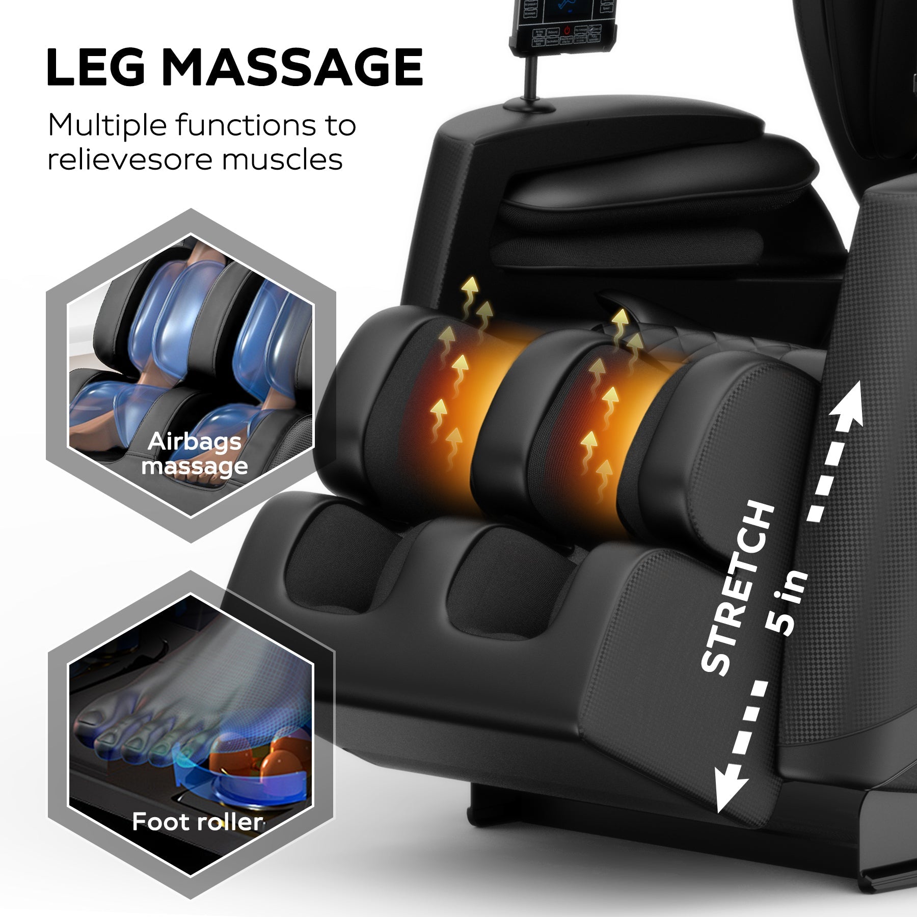 2024 Massage Chair Recliner with Zero Gravity