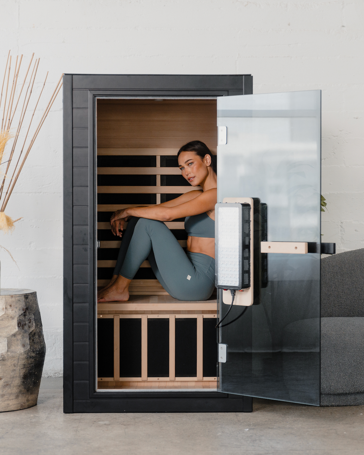 SaunaBox® Solara 1-Person Full Spectrum Infrared Sauna