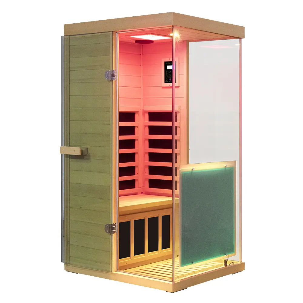 Wizzisaunas 909MX 1-Person Full Spectrum Infrared Sauna